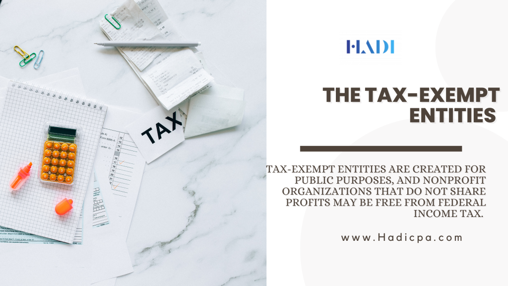 The Most Entertaining Who Are the 9 TaxExempt Entities? HADI